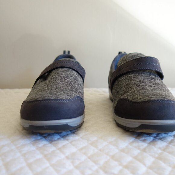 ORTHOFEET Orthopedic Grey Stretch Knit Quincy Slip-On Shoes  Wmns 8.5 Extra Wide - Picture 4 of 10